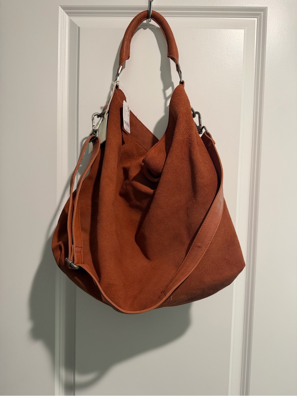 Free People Suzie Suede Slouchy Tote bag